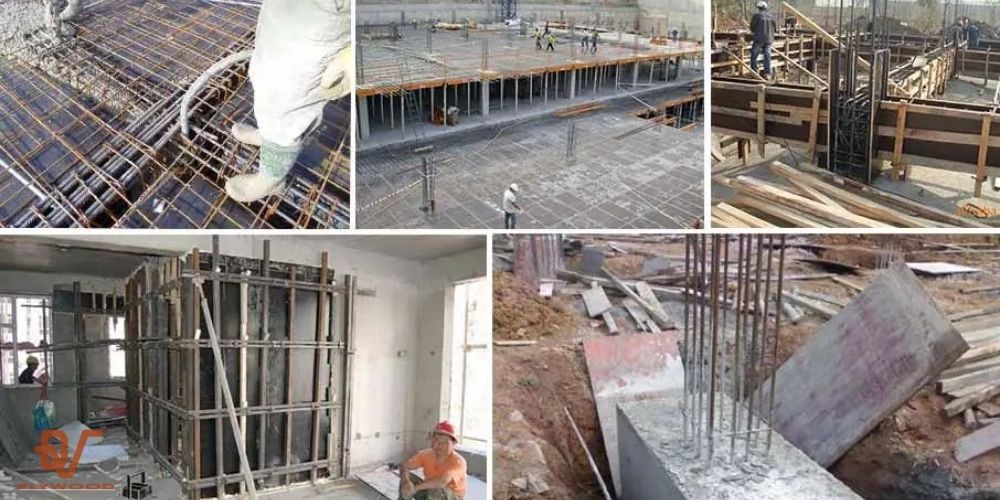 Ứng dụng của ván ép phủ phim trong xây dựng