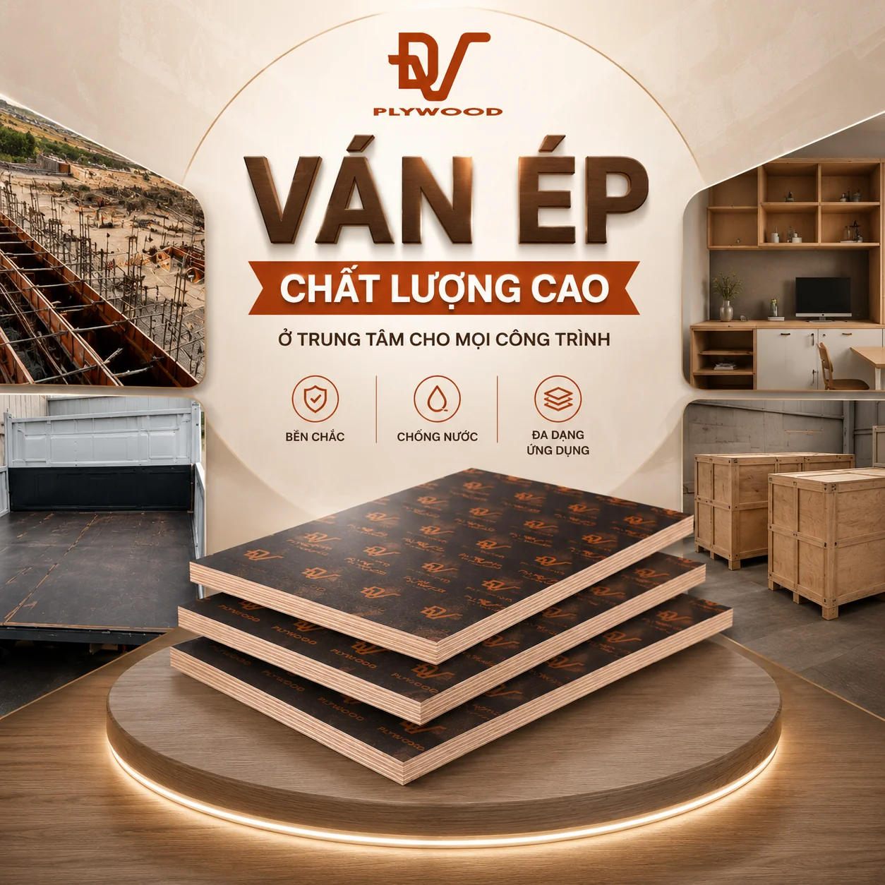 Ván ép chất lượng cao 