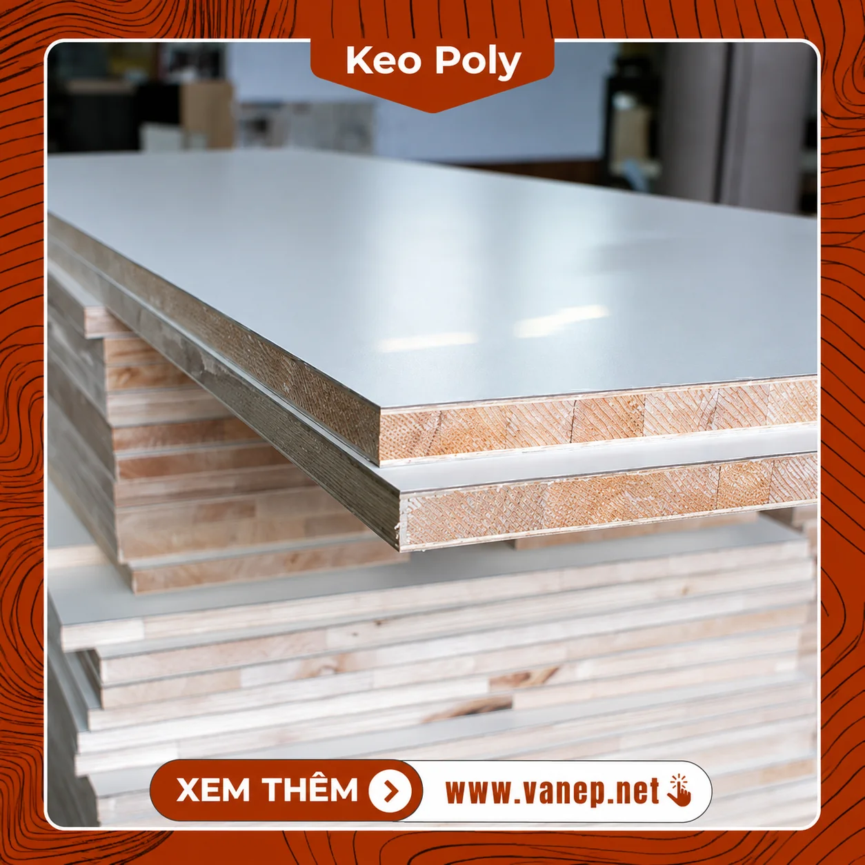 VÁN ÉP PHỦ KEO POLY