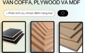 So sánh các loại ván ép phổ biến trong xây dựng: Coffa, Plywood và MDF
