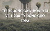 Bán tín chỉ các-bon rừng theo thỏa thuận ERPA thu về 1.200 tỉ đồng
